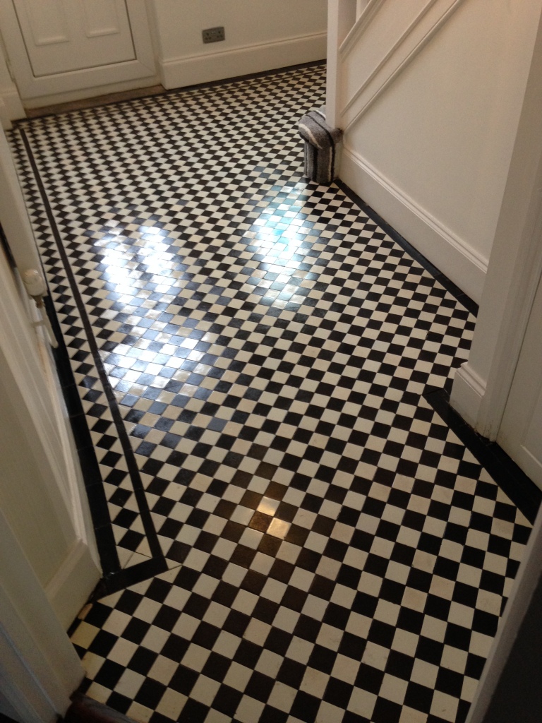 Victorian floor after cleaning Newport