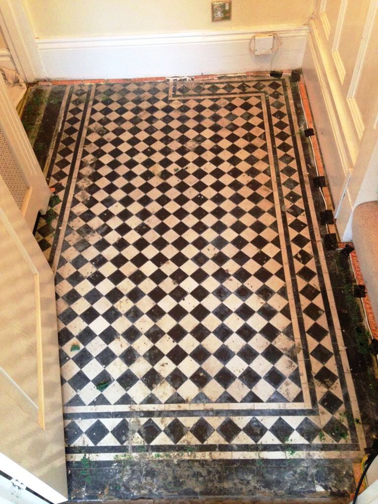 Victorian Floor Before Renovation in Monmouth