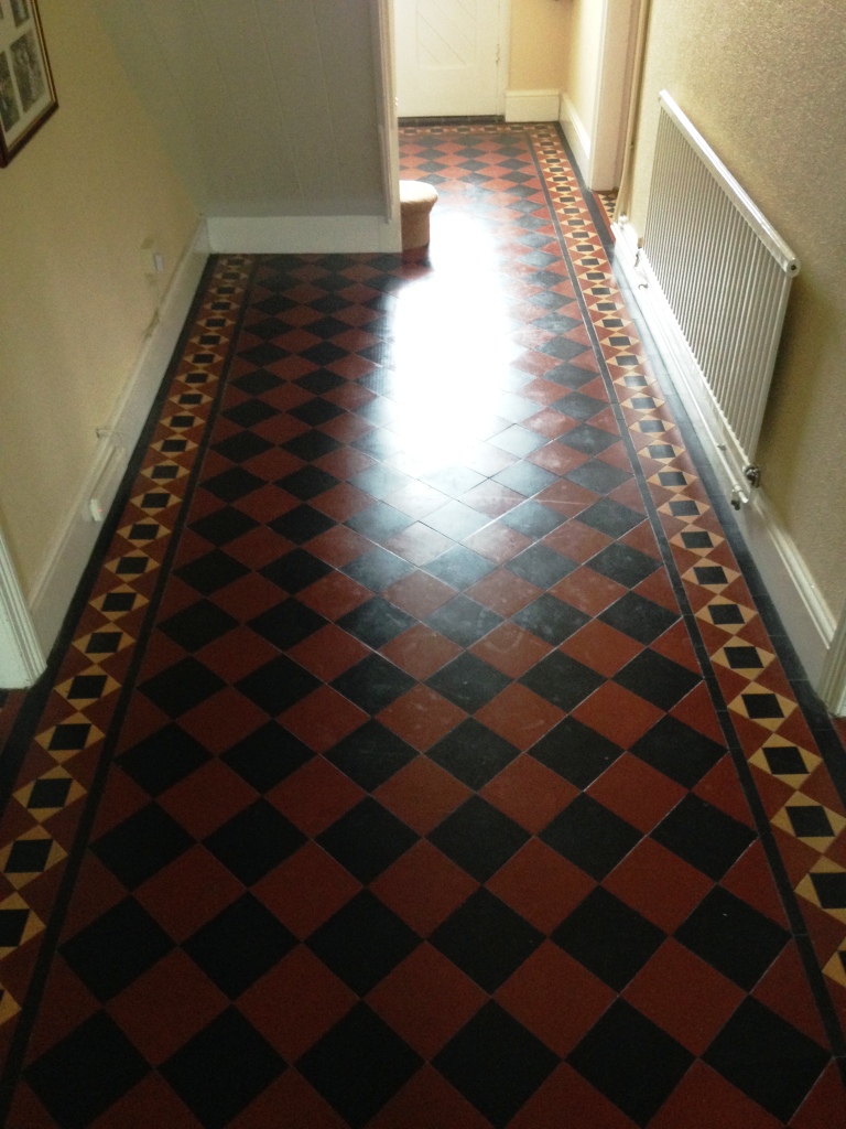 Victorian Hallway Floor Newport Before