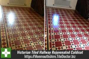 Lifeless Victorian Tiled Hallway Rejuvenated in the Caldicot