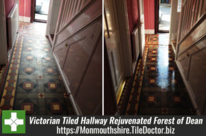 Lifeless Victorian Tiled Hallway Rejuvenated in the Forest of Dean